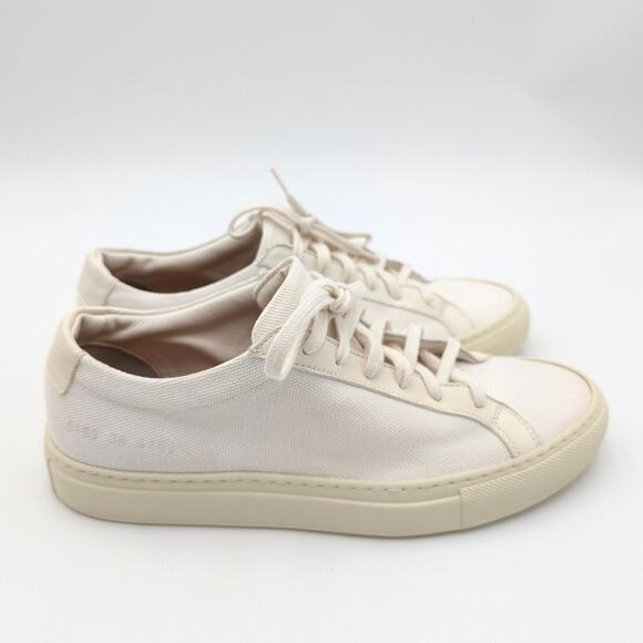 Common Projects Achilles Leather Low Top Sneaker Shoes Women's Size US8 EU38 - Picture 4 of 16